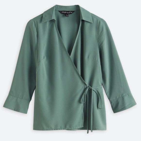 MONTGOMERY POST - Three Quarter Sleeve Blouse - Picture 1 of 1